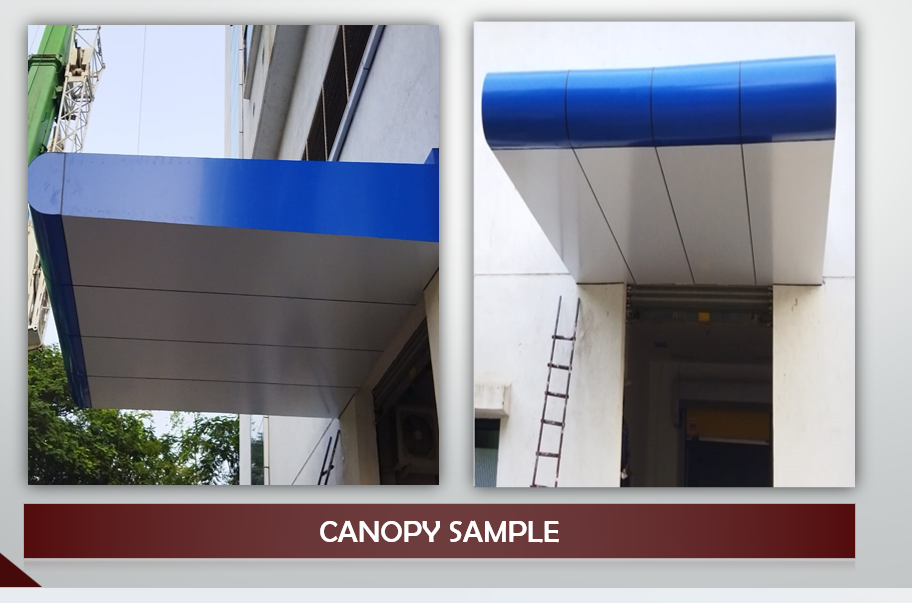 Custom Entryway Canopy Fabrication