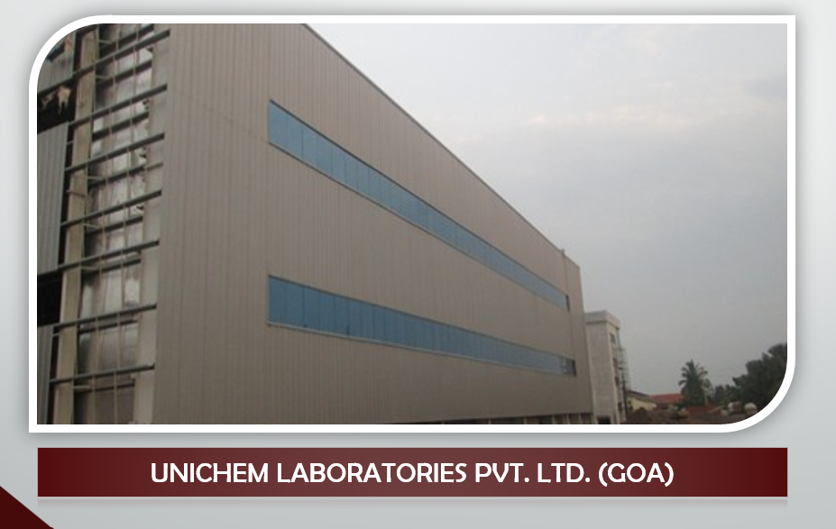 Unichem Laboratories Production Unit Cladding